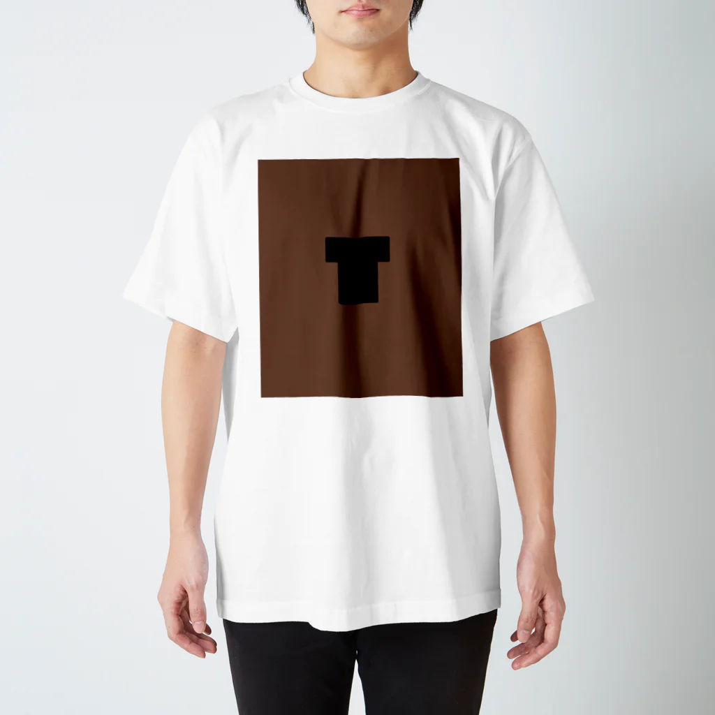 shikizenの百塩茶色T-T-shirts スタンダードTシャツ
