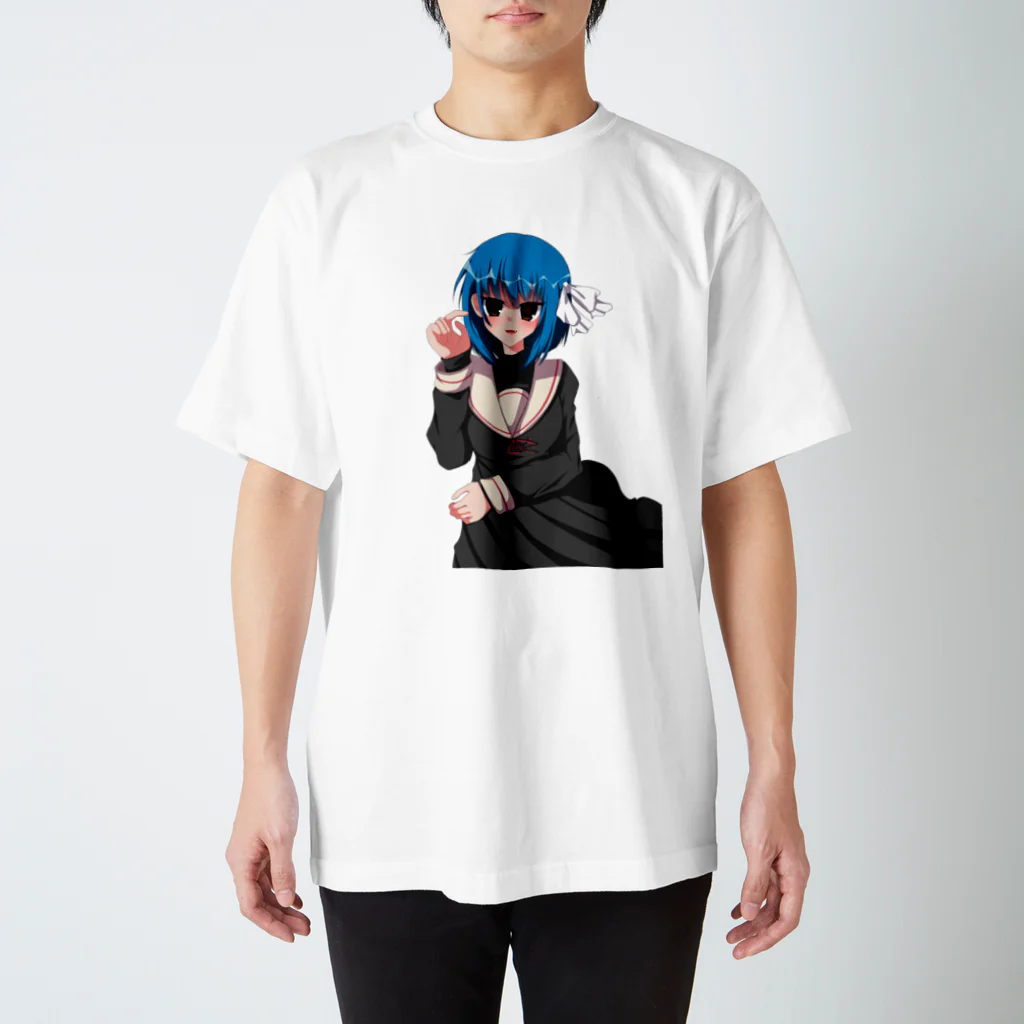 古野崎標識の架空の美少女ゲームヒロイン スタンダードTシャツ