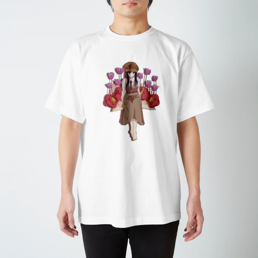 多分サイコロの11月花少女 Regular Fit T-Shirt