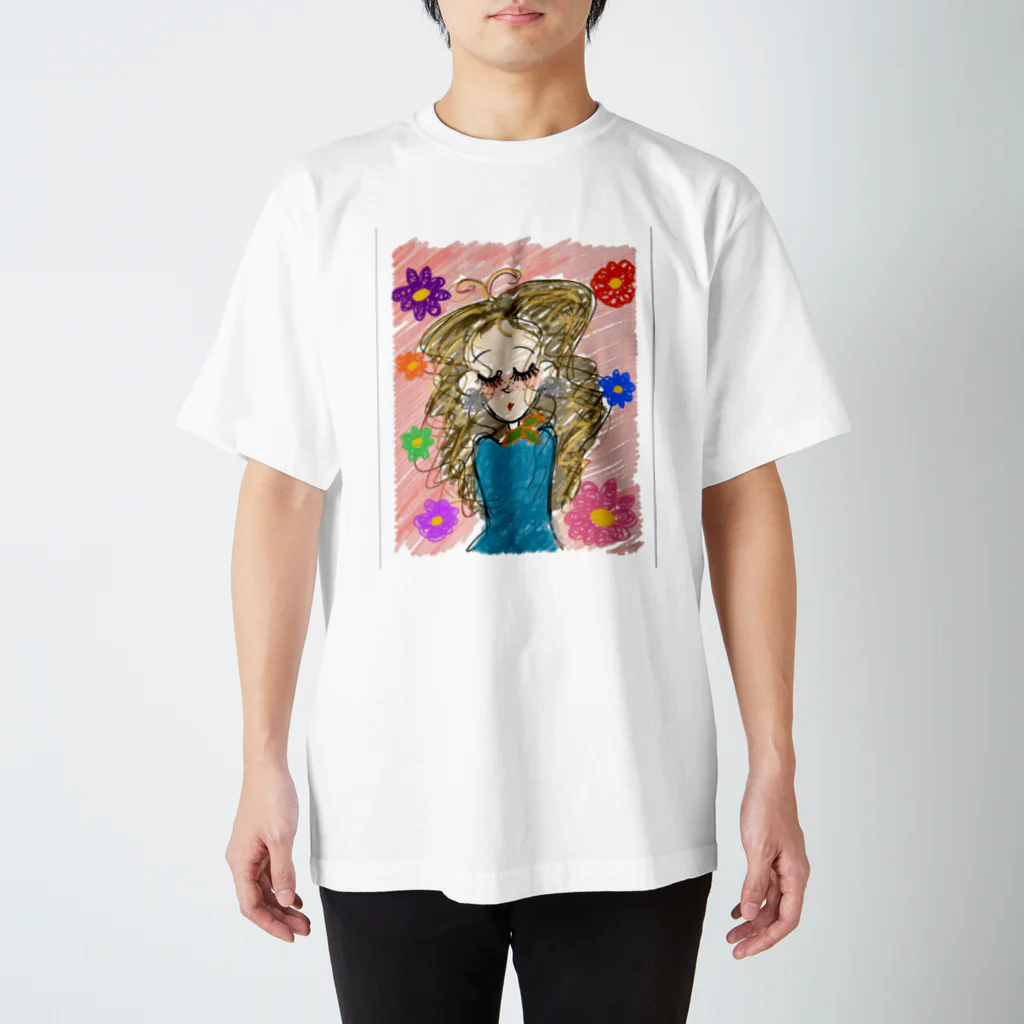 そばかす𝔾𝕀ℝ𝕃'𝕤のColor Girl🌼❤️💚🩵 スタンダードTシャツ