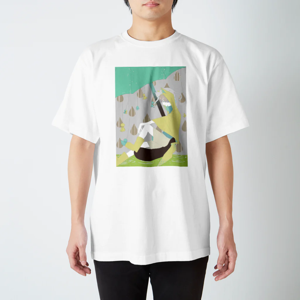 👴🐴🍖の雨の日 スタンダードTシャツ