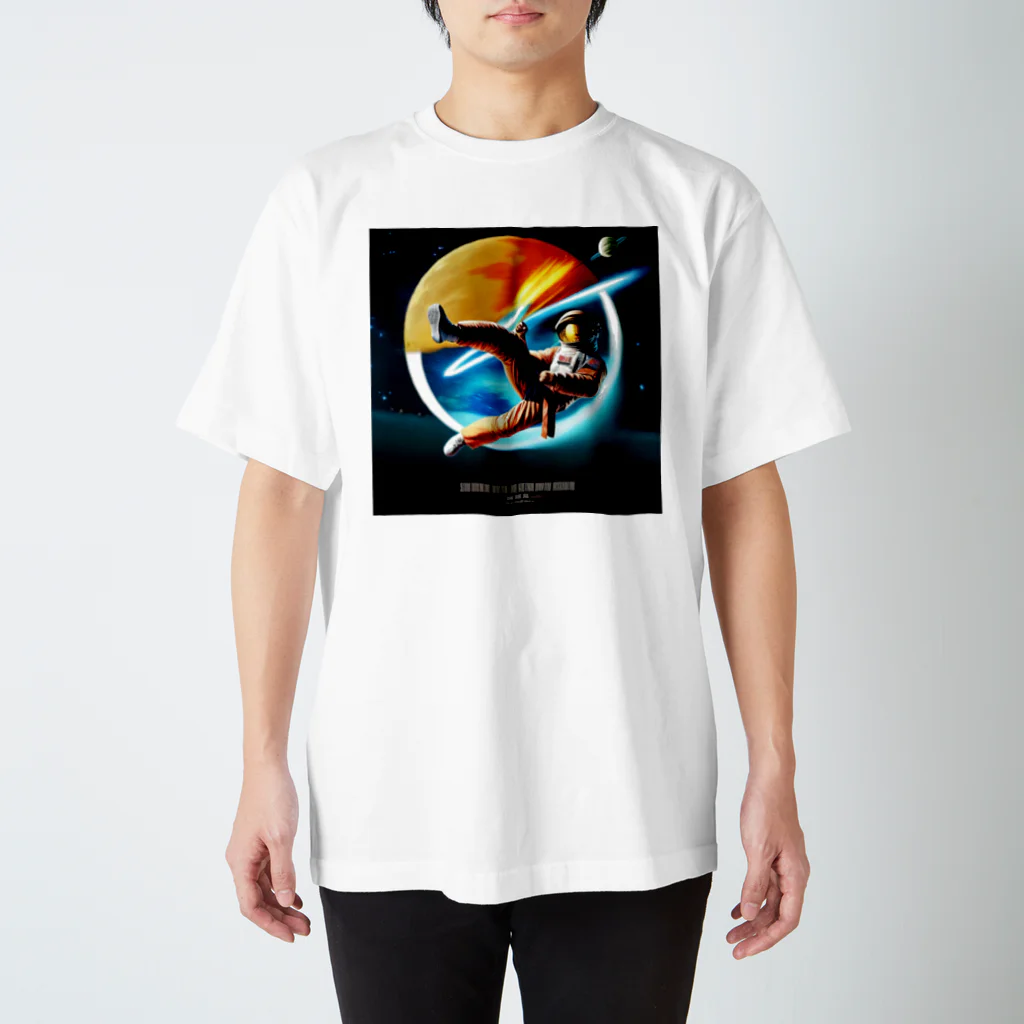 宇宙開発デザイン科の映画『スペースカンフー』 Regular Fit T-Shirt