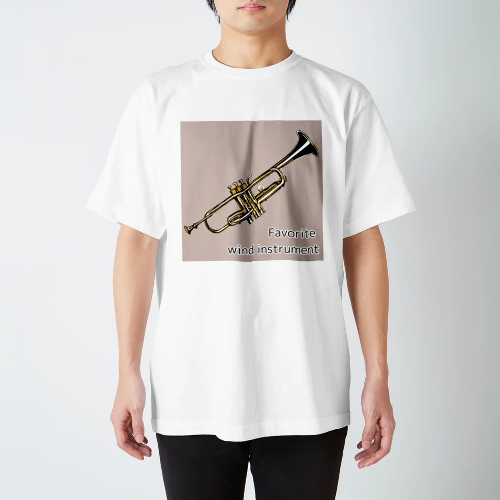 TOMATO913のFavorite wind instrument ～Trumpet～ Regular Fit T-Shirt