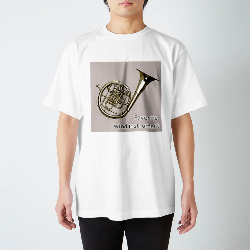 TOMATO913のFavorite wind instrument ～Horn～ Regular Fit T-Shirt