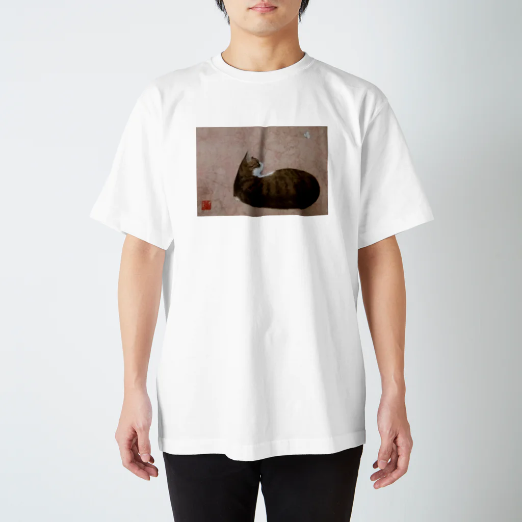 haruharuのアトリエのharuharuの日本画プリントグッズ『春風駘蕩』 Regular Fit T-Shirt