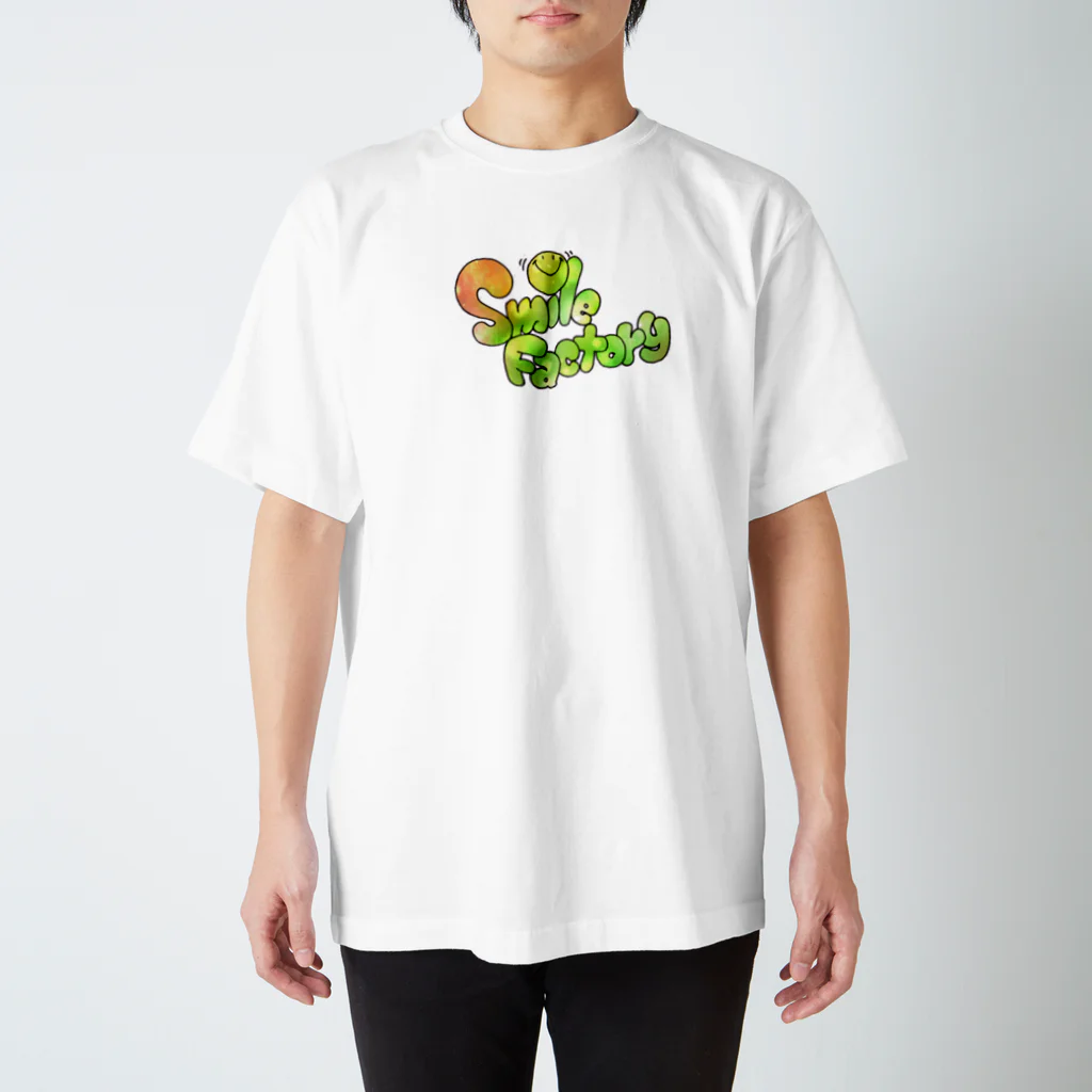 笑顔絵師こたろのお店のスマイルファクトリーロゴ Regular Fit T-Shirt