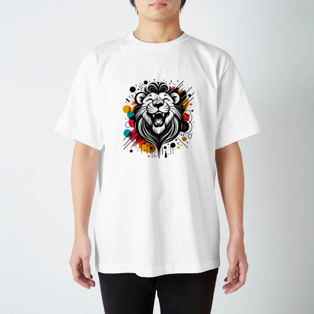 リトルスター・クローゼットの#laughing animal art スタンダードTシャツ