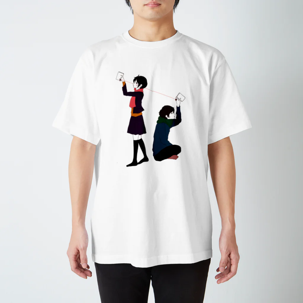 mechifura(イラストレーター)の赤い糸 スタンダードTシャツ