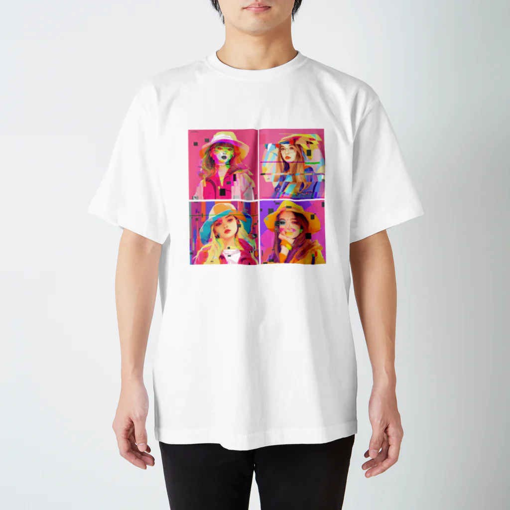 chez.akaのネオン スタンダードTシャツ