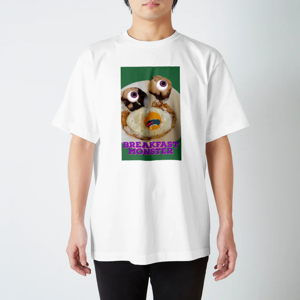 百雀のBreakfast Monster  スタンダードTシャツ