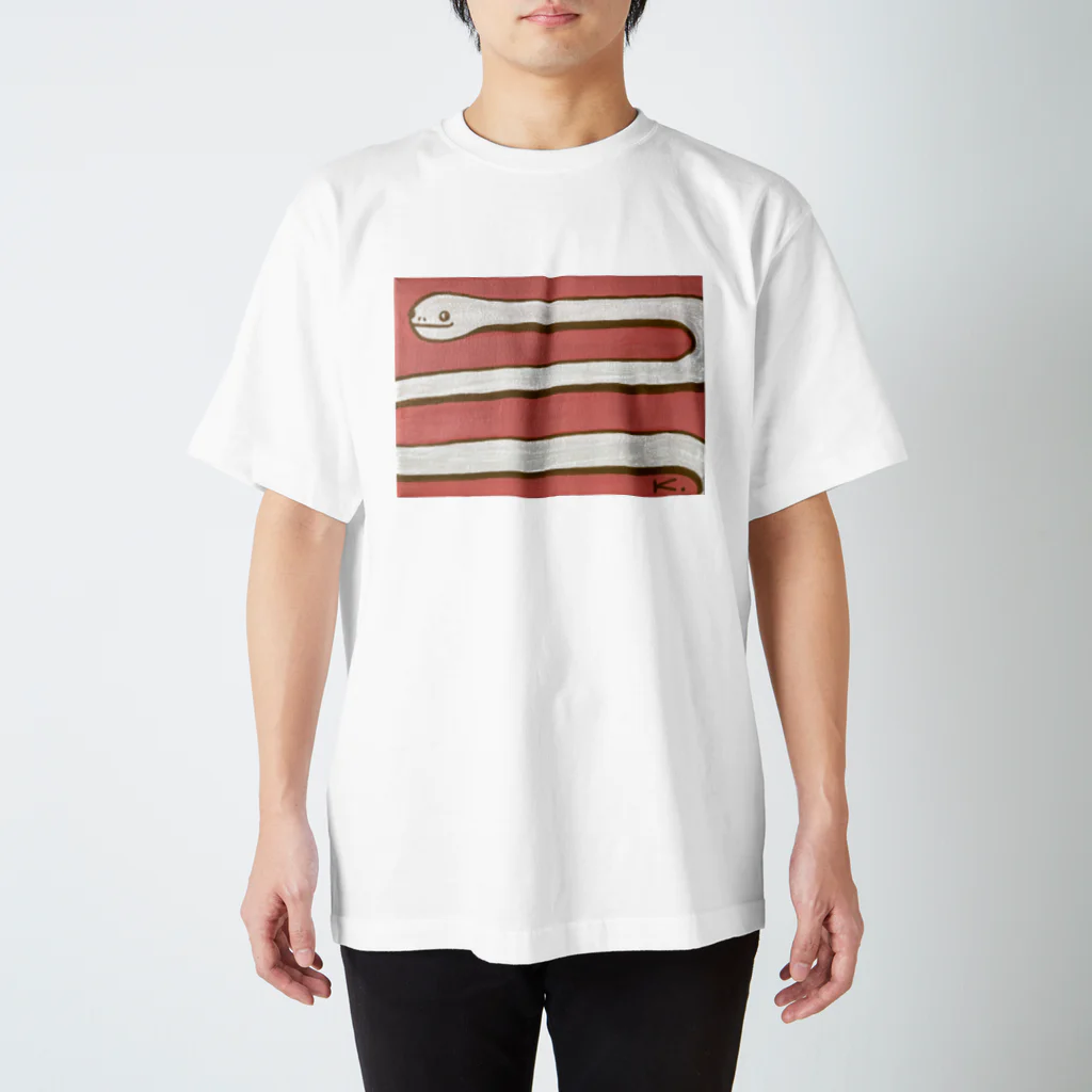 kiyomiの白い蛇がやってきた。 Regular Fit T-Shirt