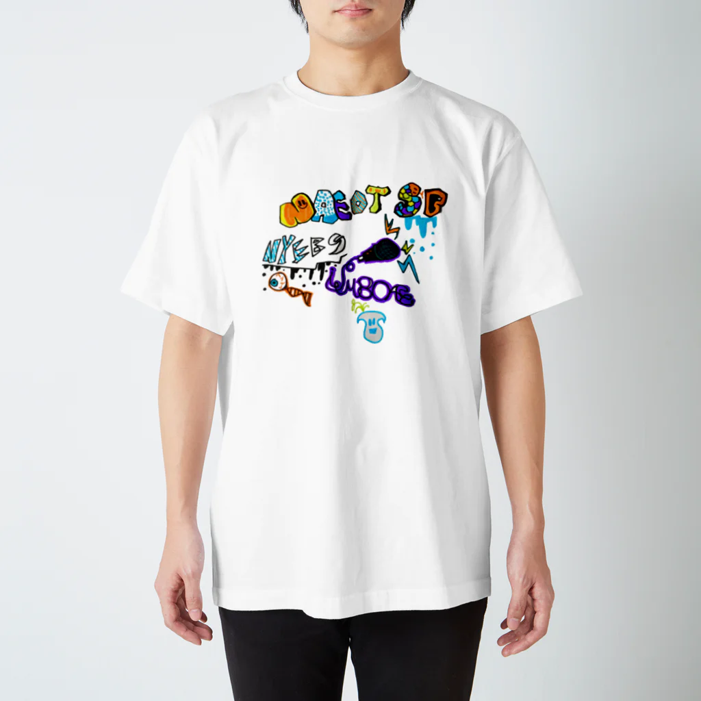 YUTO5の目玉とマイク Regular Fit T-Shirt