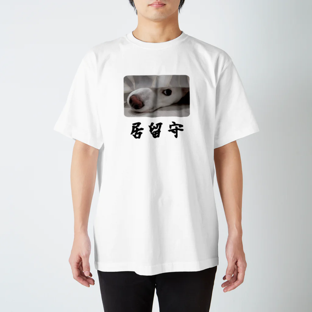 3dogs_1catの居留守 スタンダードTシャツ