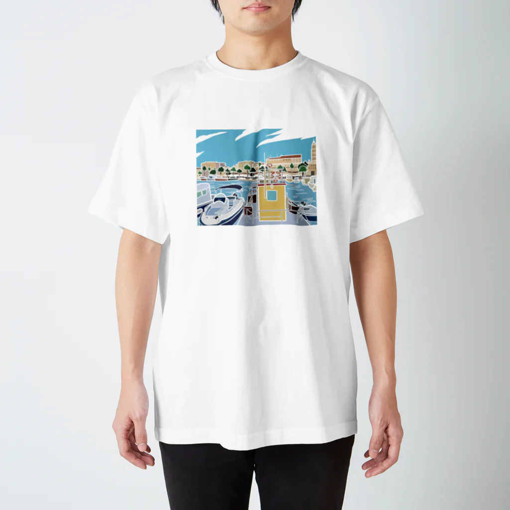 Chantakaのクロアチア　スプリットの港 Regular Fit T-Shirt