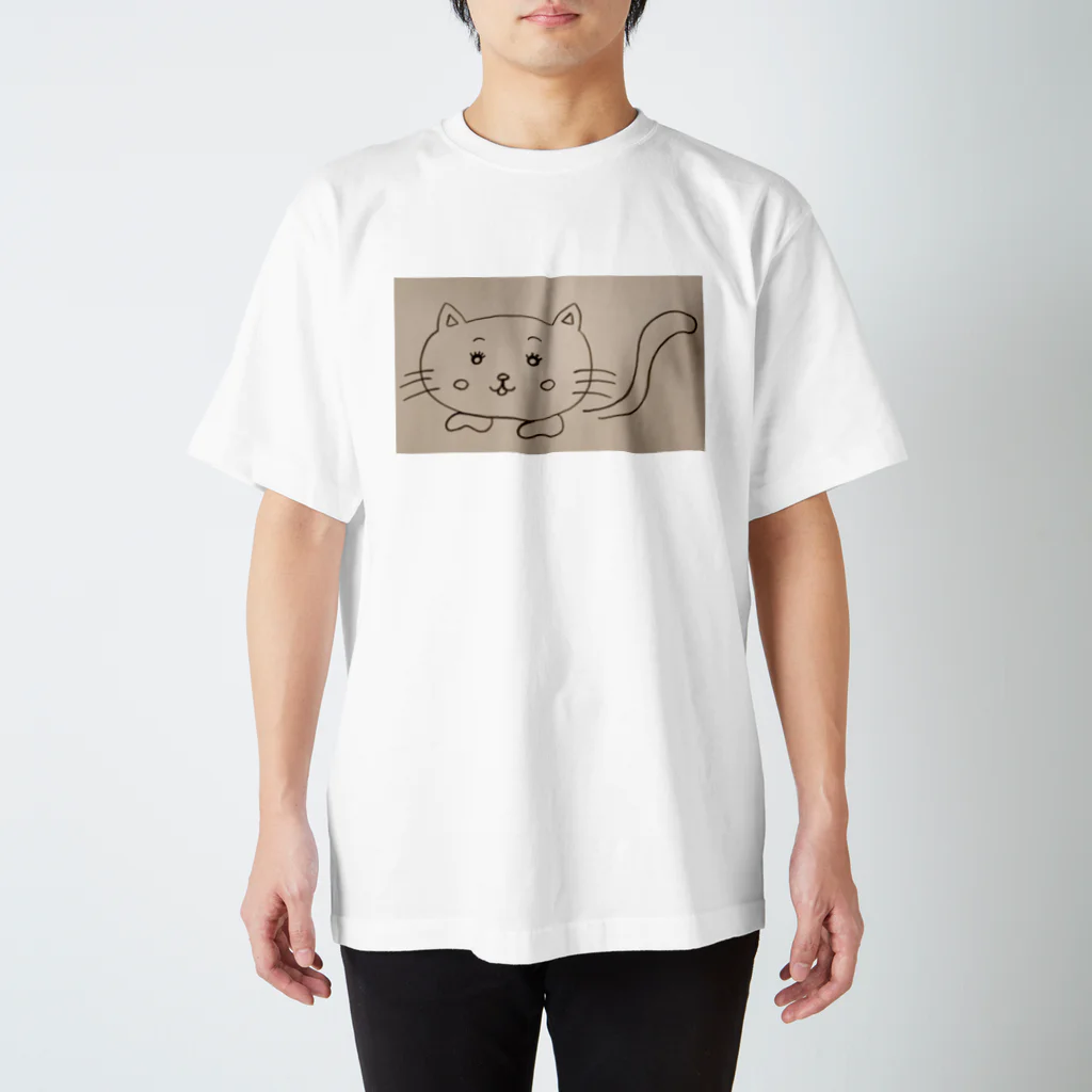 セブンスターイラストショップのしろいねこ スタンダードTシャツ