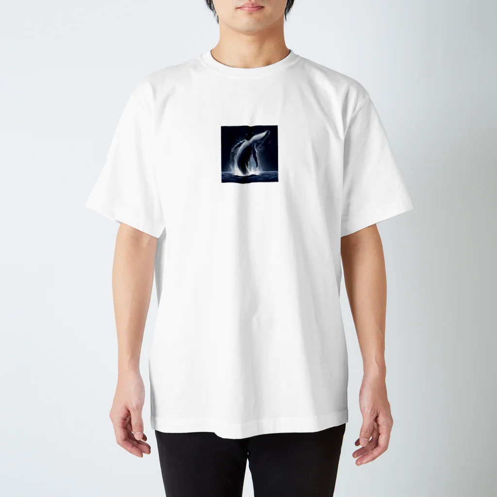 teru8376のくじら　アート スタンダードTシャツ