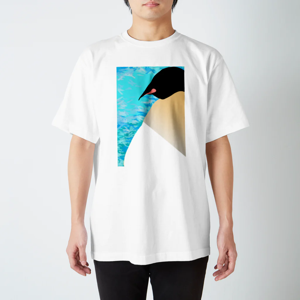 人鳥舎のどっしりコウテイペンギン Regular Fit T-Shirt