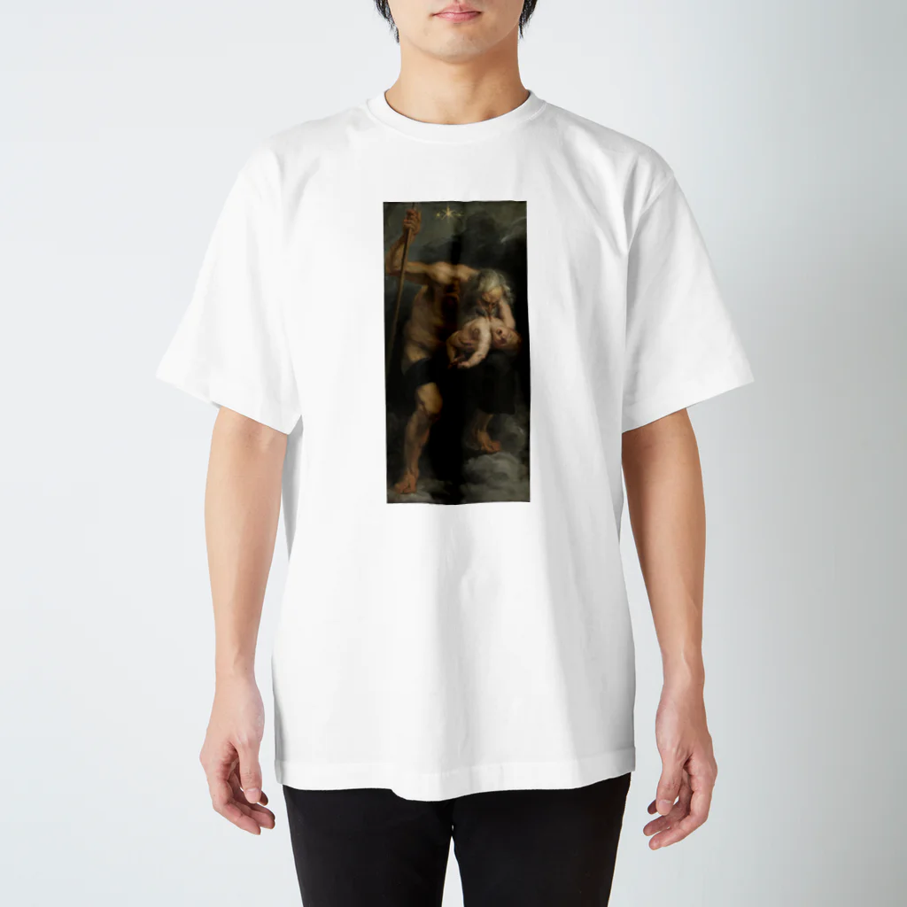 世界美術商店の我が子を食らうサトゥルヌス / Saturn Devouring His Son Regular Fit T-Shirt