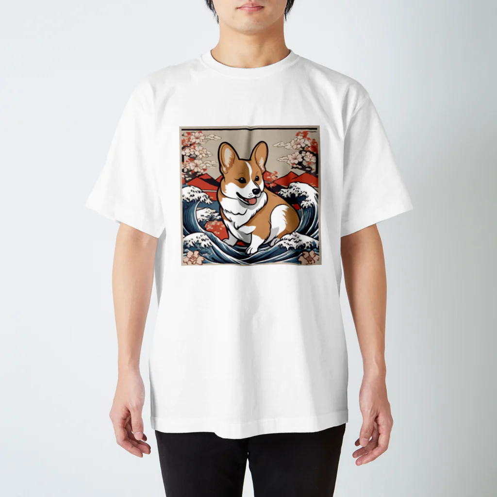 ただjapaneseなだけ🙌の絵巻の犬小町 2 スタンダードTシャツ