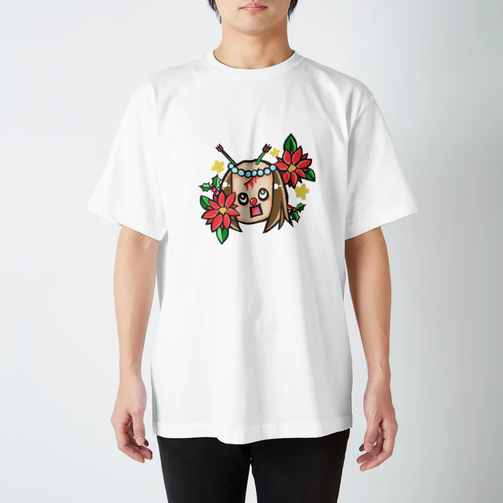 Shou3s-Storeのおちむしゃ Xmas ver Regular Fit T-Shirt