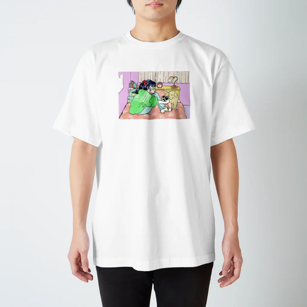 SUZURI de ぺこやの恋するセットリスト スタンダードTシャツ