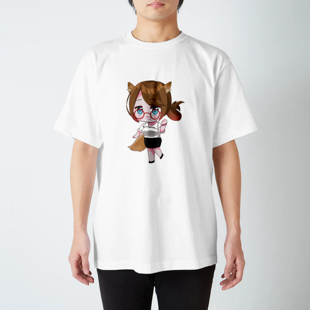 黒柳小鉄のOL妖精・井桁鉄子ちゃん スタンダードTシャツ