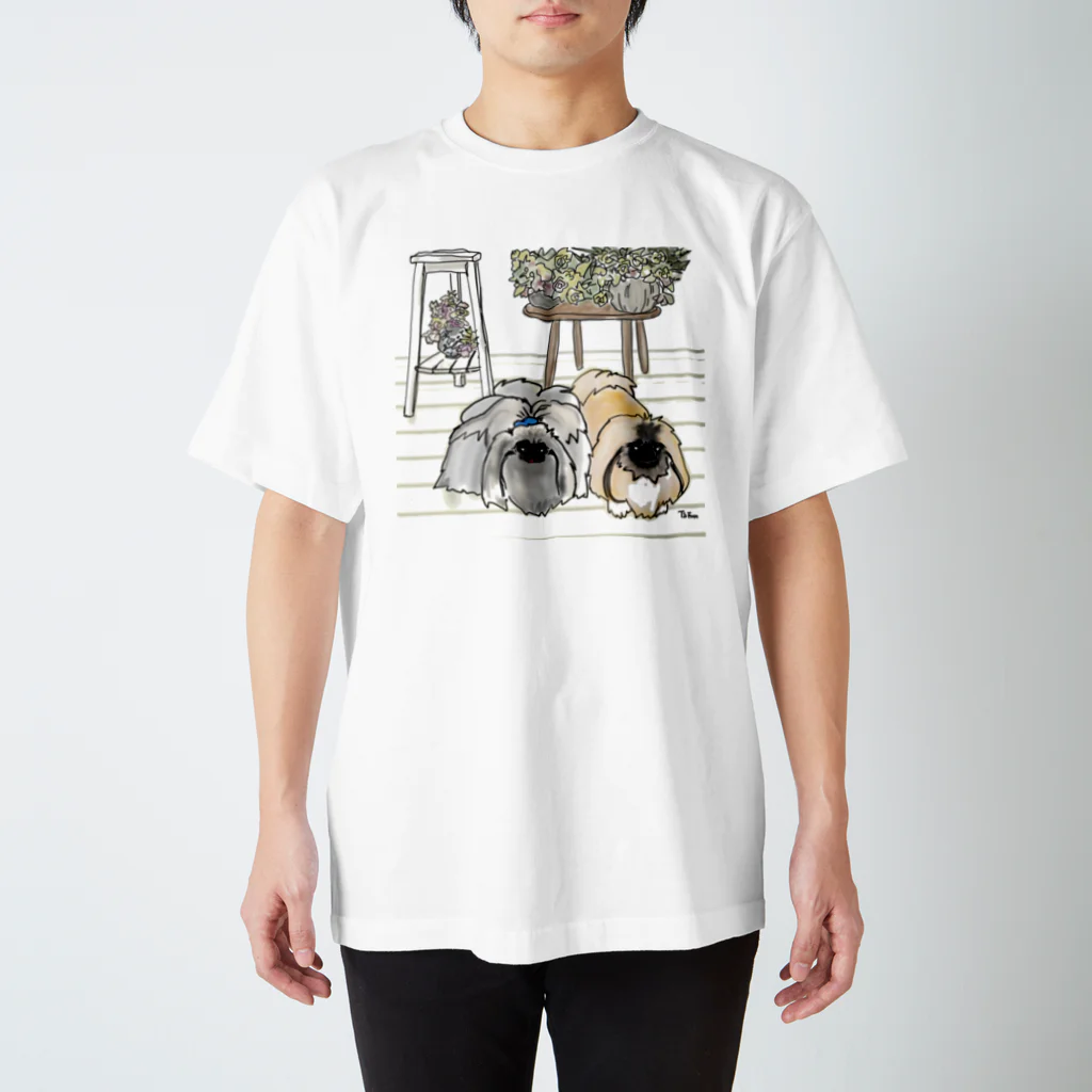 T’s Funのほのぼの茶ぁと文 Regular Fit T-Shirt