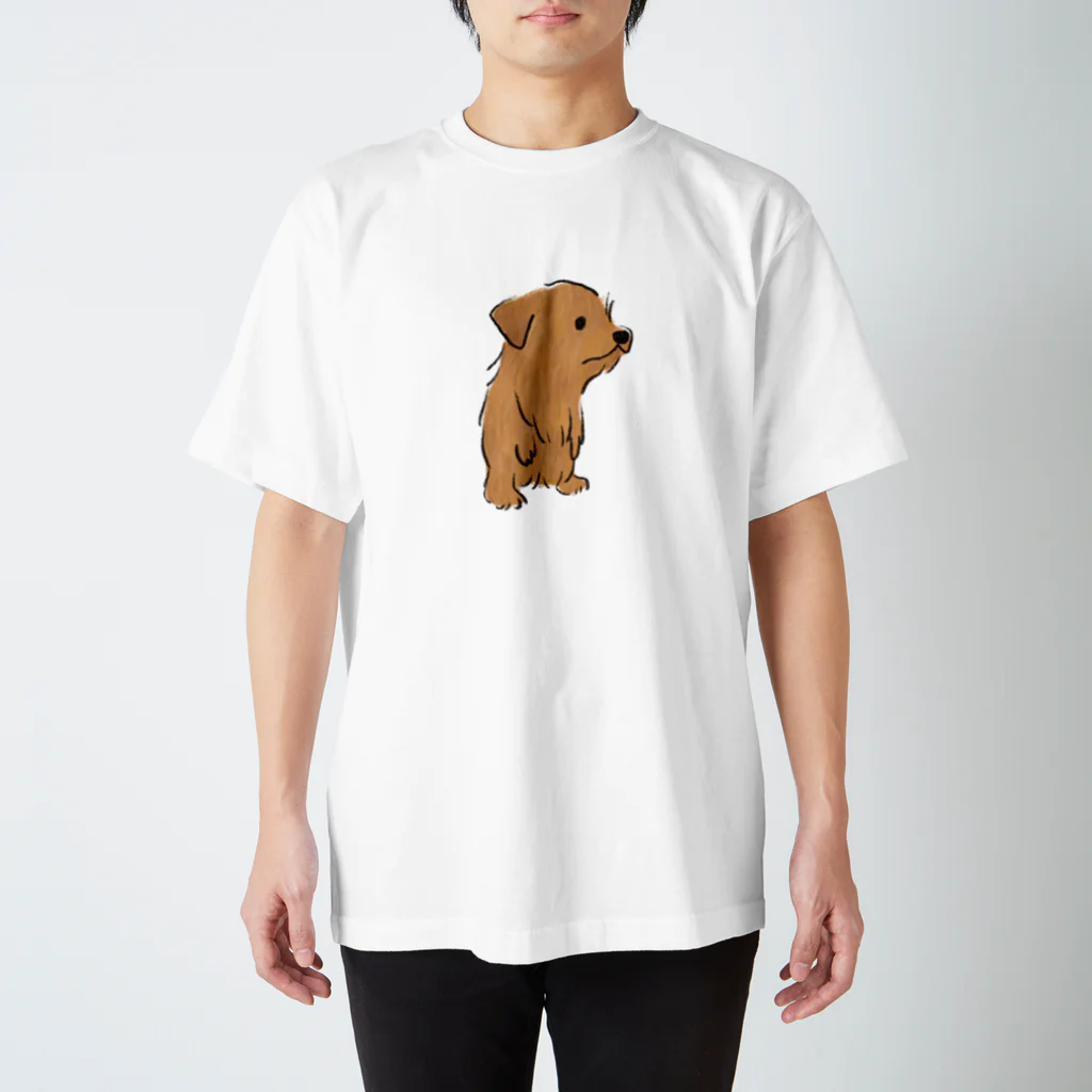 TOMOS-dogの二足歩行わんちゃん スタンダードTシャツ