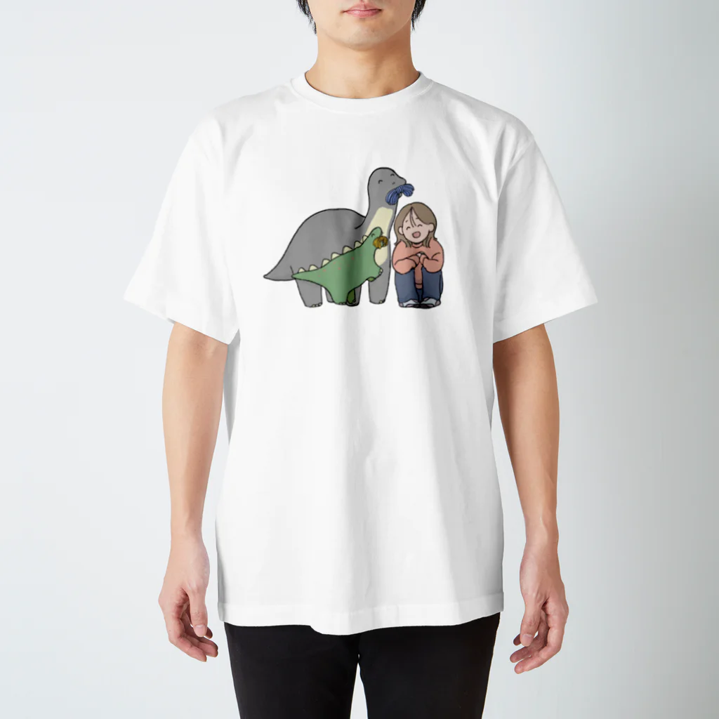 あたいのジムニーのあたいと恐竜たち Regular Fit T-Shirt