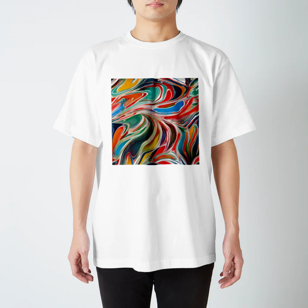 ながさわショップの絵の具 Regular Fit T-Shirt