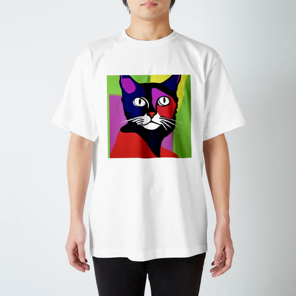 SuperTrioのCOLOR CAT スタンダードTシャツ