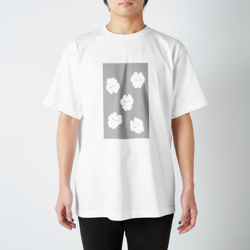 MISHIMAのうさぎの群れ Regular Fit T-Shirt