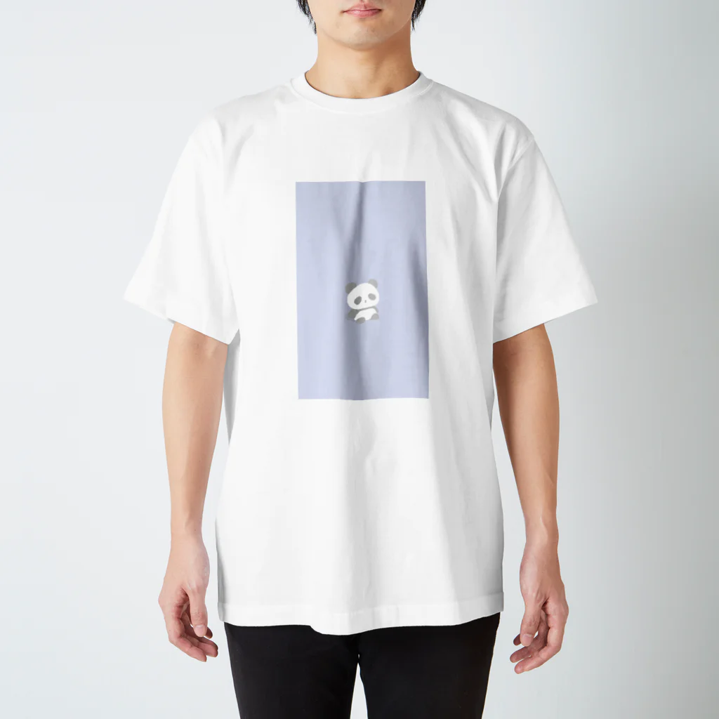 MISHIMAの落ち着いているパンダ スタンダードTシャツ