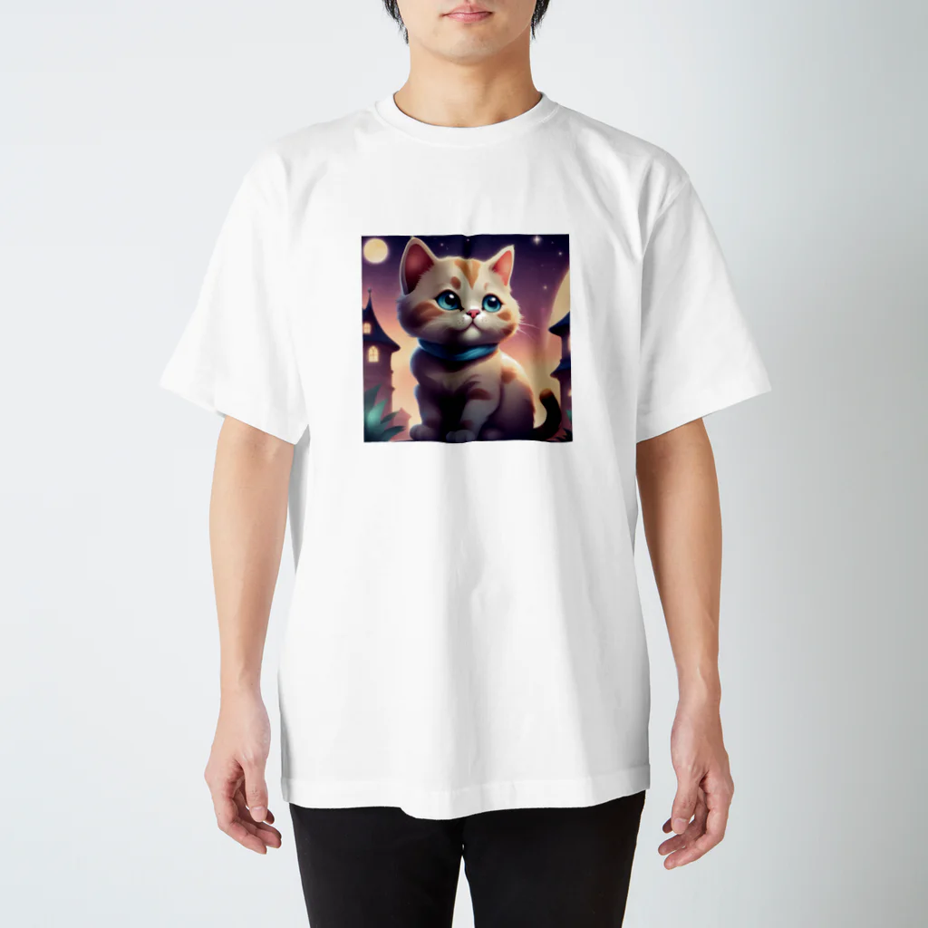 ショップ・ザ・バッジョのとってもかわいい猫❤️ Regular Fit T-Shirt