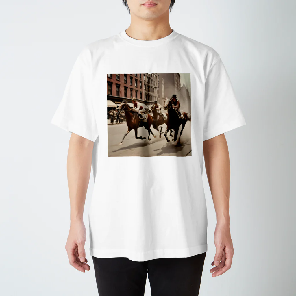 うまうまのclassic horse スタンダードTシャツ