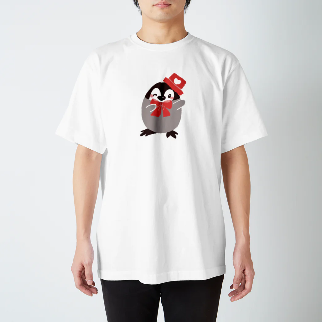 るりんごむのおめかしぺんぎん スタンダードTシャツ