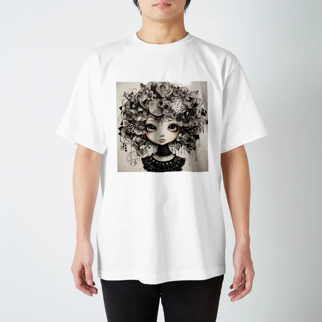 Erika_ArtistryのErika_Artistry Logo Design Regular Fit T-Shirt