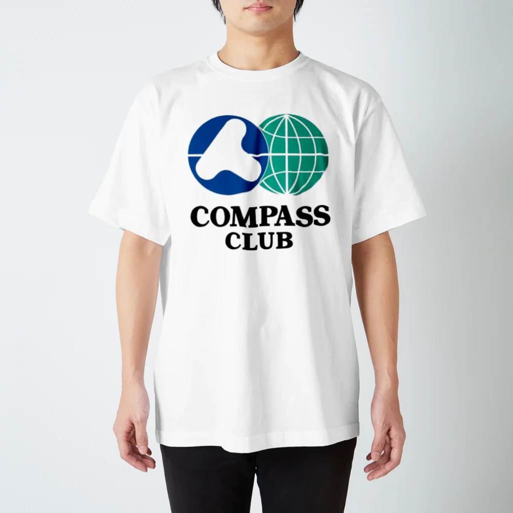 コンパスクラブ：東大阪の卓球場（無料体験あります）のコンパスクラブ （ロゴ） スタンダードTシャツ