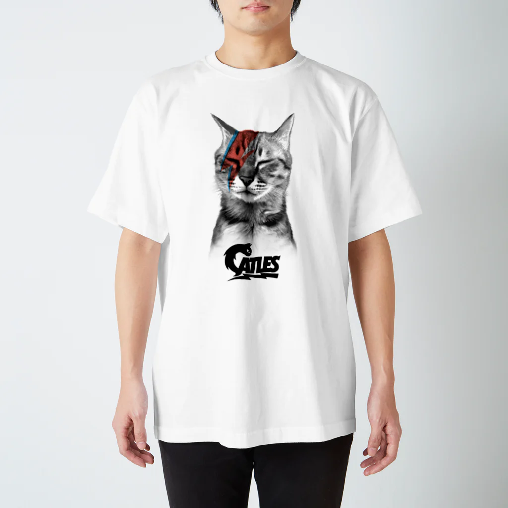 CATLESのCATLES FUKUSUKE BOWIE スタンダードTシャツ