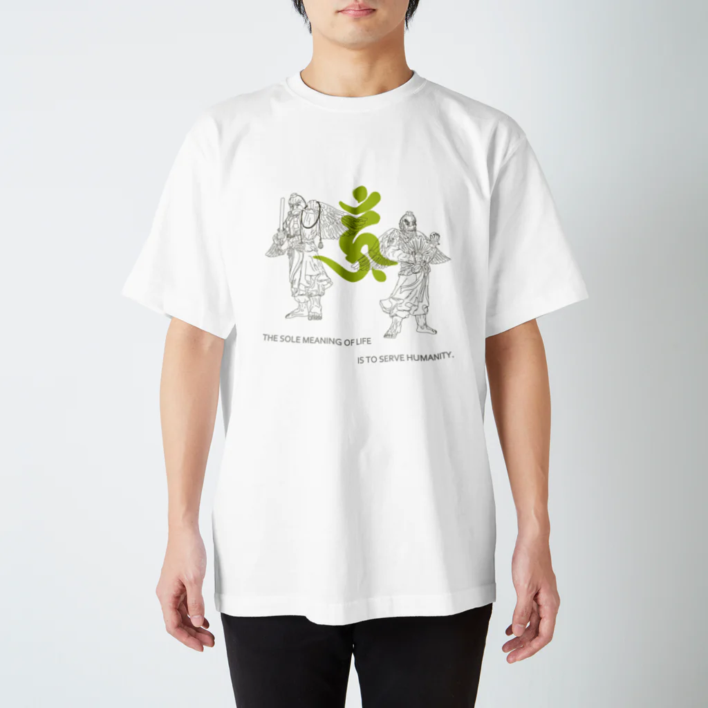 天狗達磨堂のHANATAKA-TENGU KARASU-TENGU 1 スタンダードTシャツ