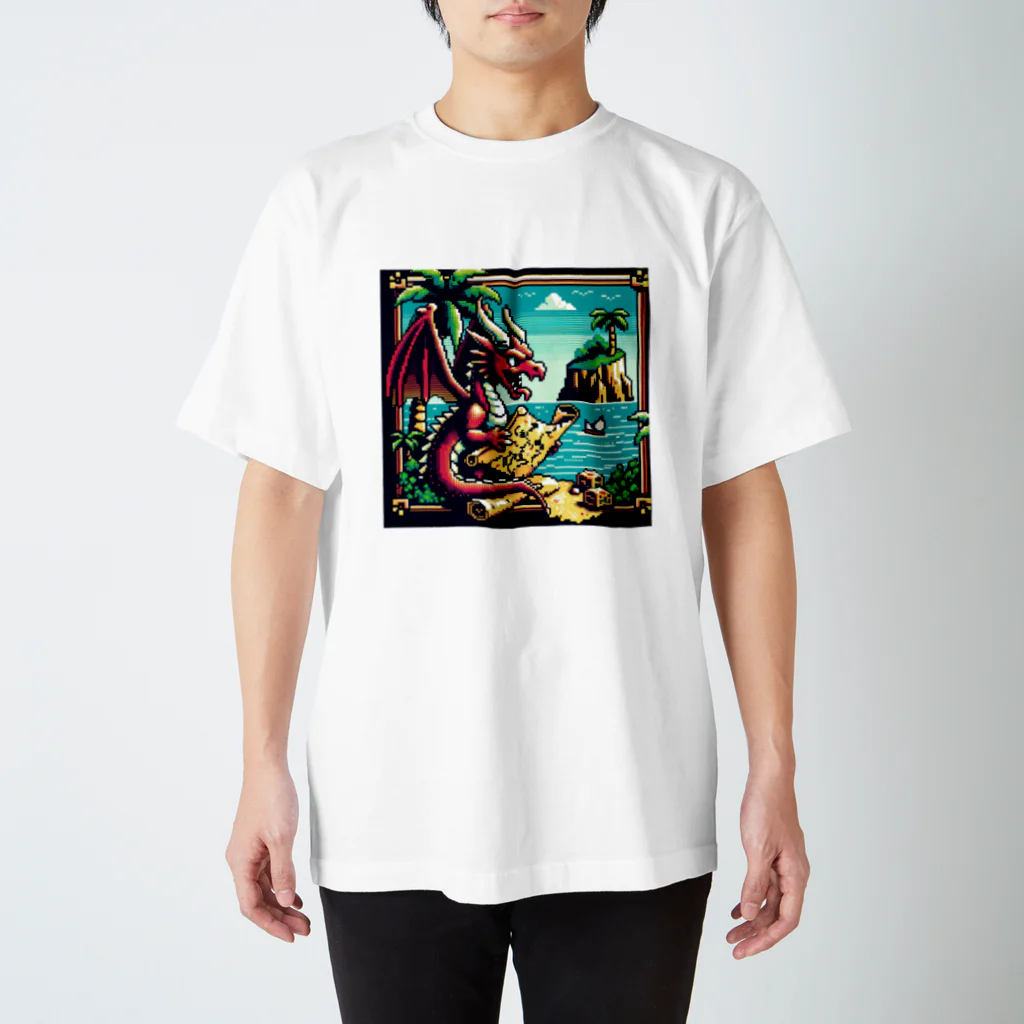 Pixel Questのピクセルクエスト・ドレイコ Regular Fit T-Shirt