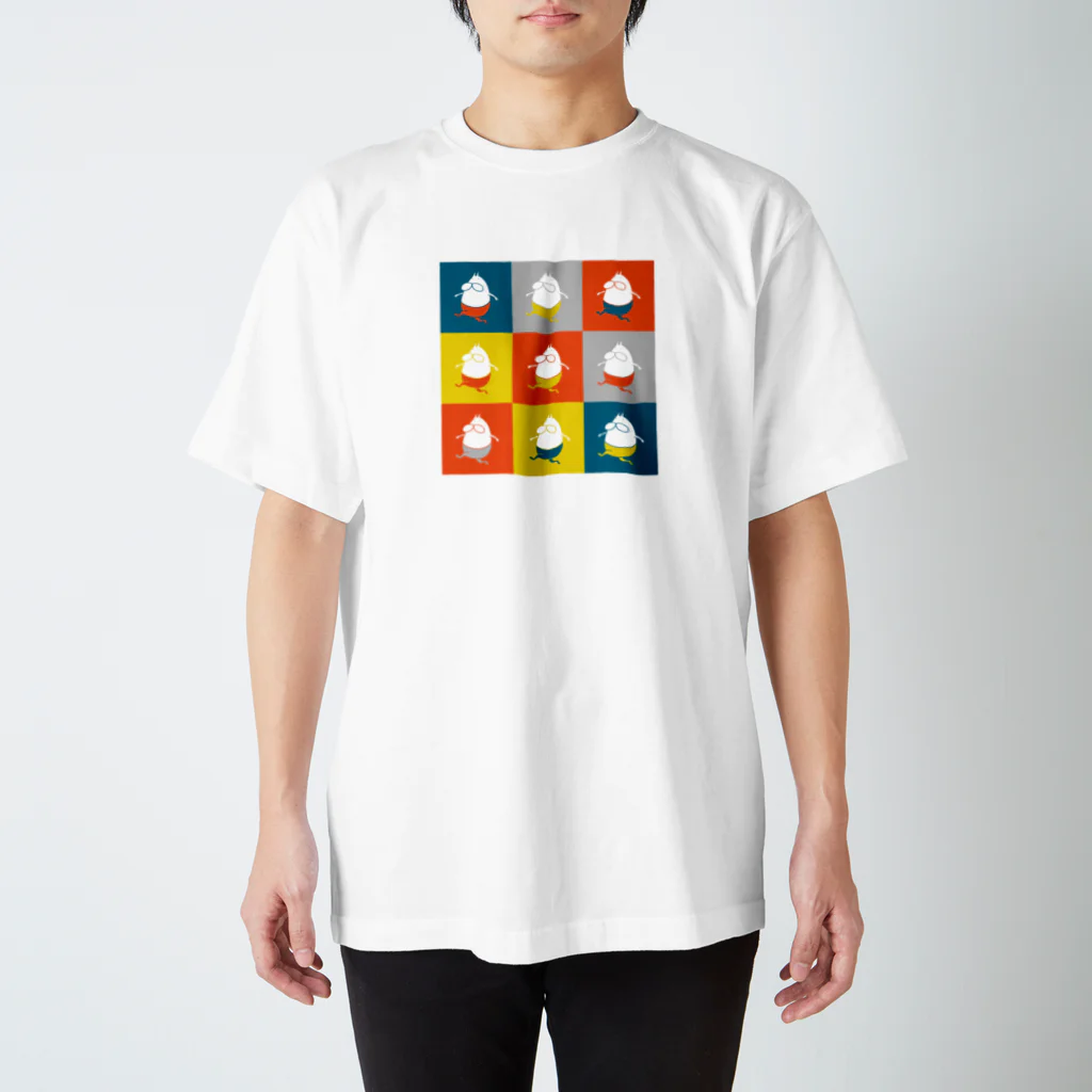 くらきち ONLINE SHOPのねこタイツ 3 × 3 Regular Fit T-Shirt