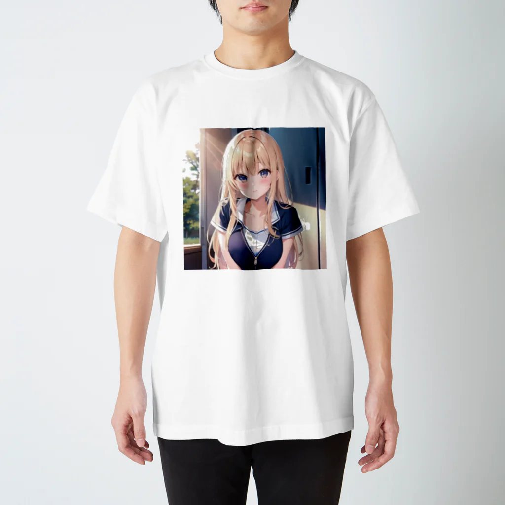 yo-yo-yoの美少女 スタンダードTシャツ