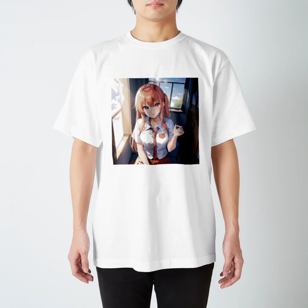 yo-yo-yoの美少女 スタンダードTシャツ