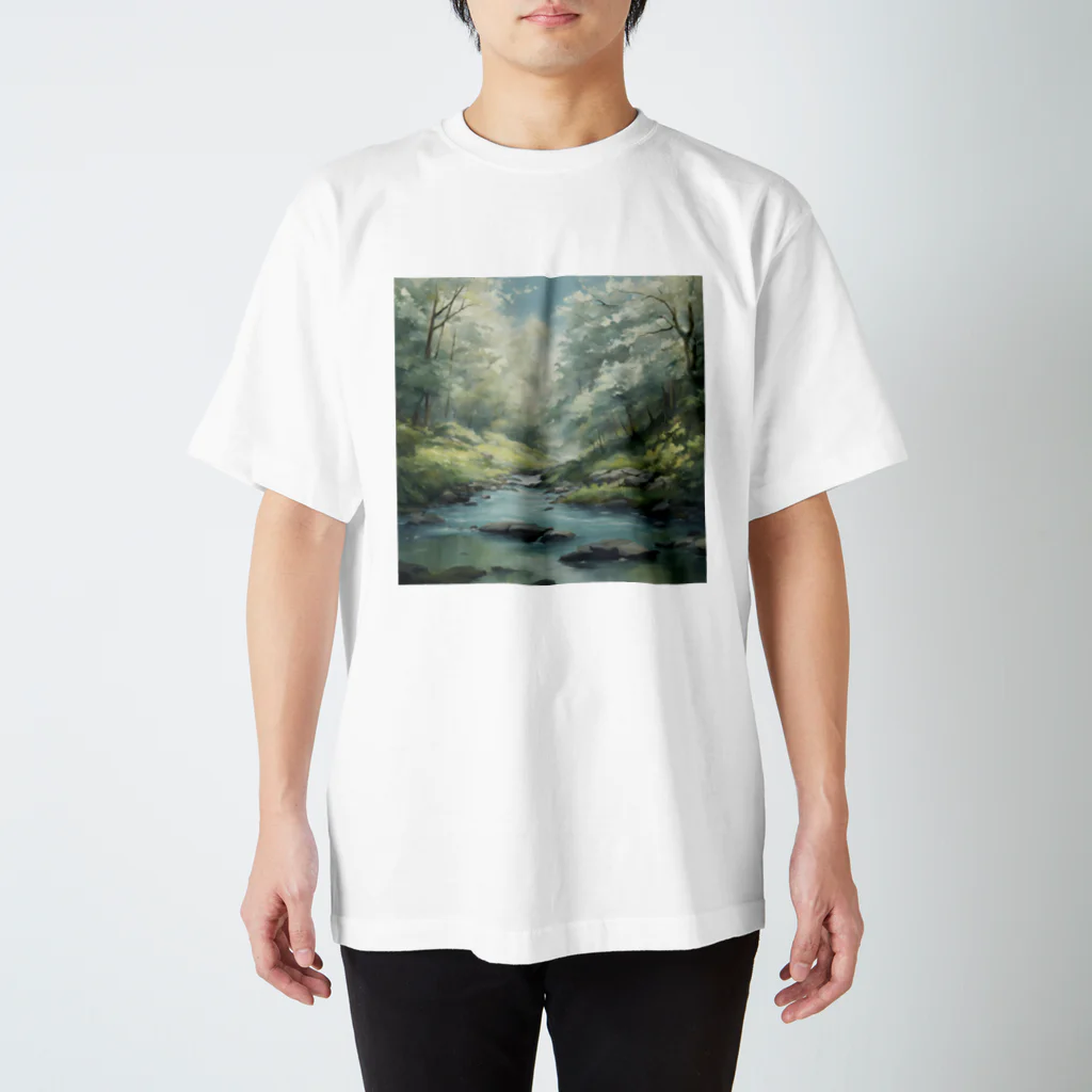 tizujonoboukenの清流 スタンダードTシャツ