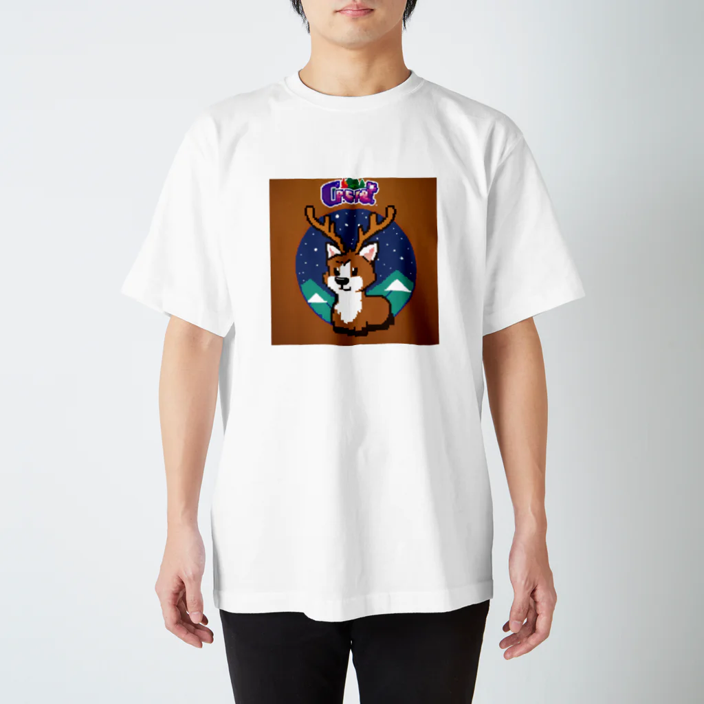 おしゃれなグッズ集のトナカイのドット絵　トナドット Regular Fit T-Shirt