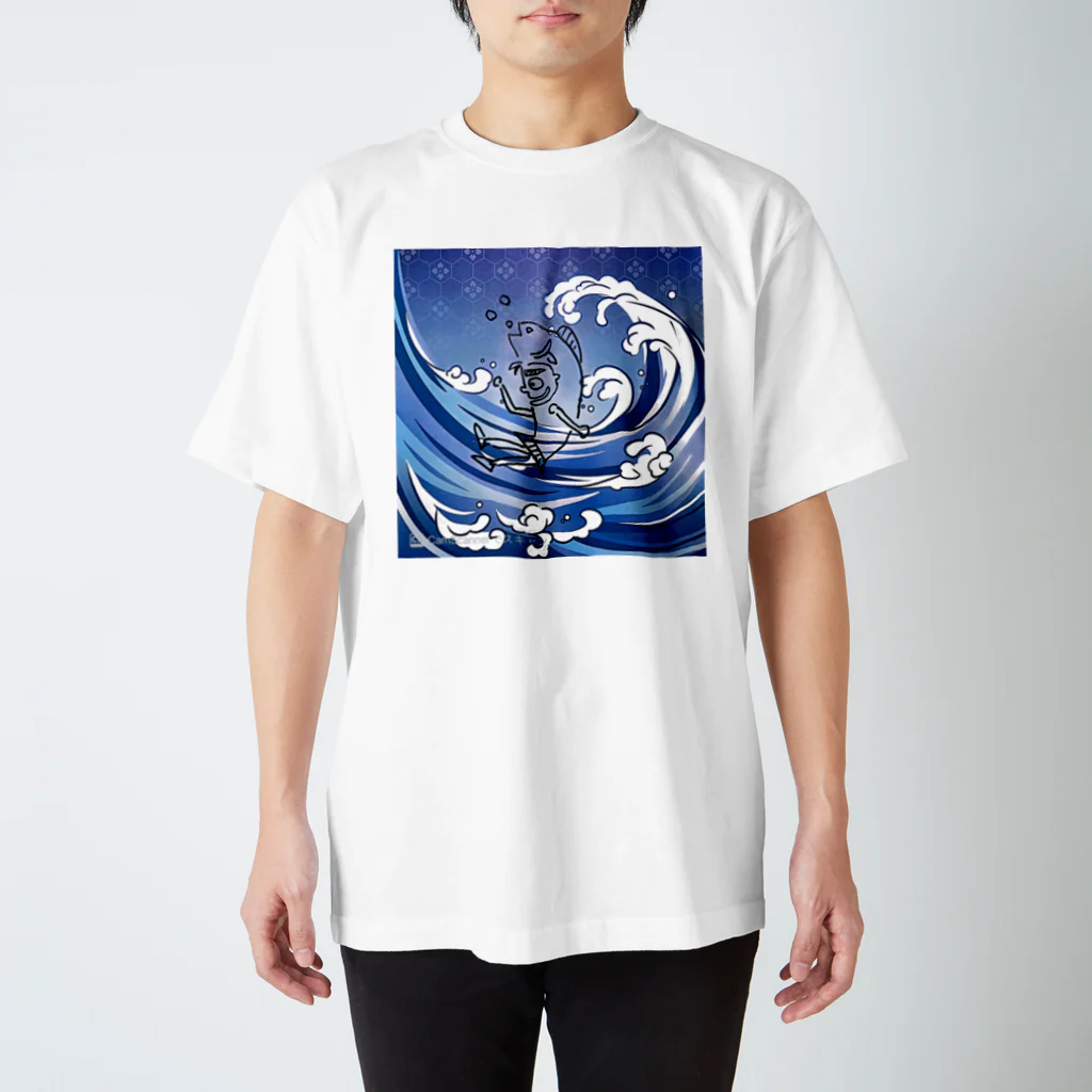 3tomo6's shopのさかなクン 今日もがんばる Regular Fit T-Shirt