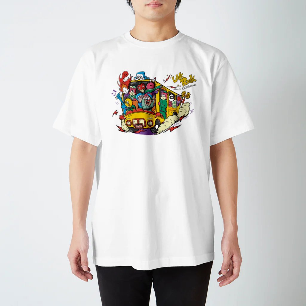 昼間寝てる店のモッシュバス スタンダードTシャツ