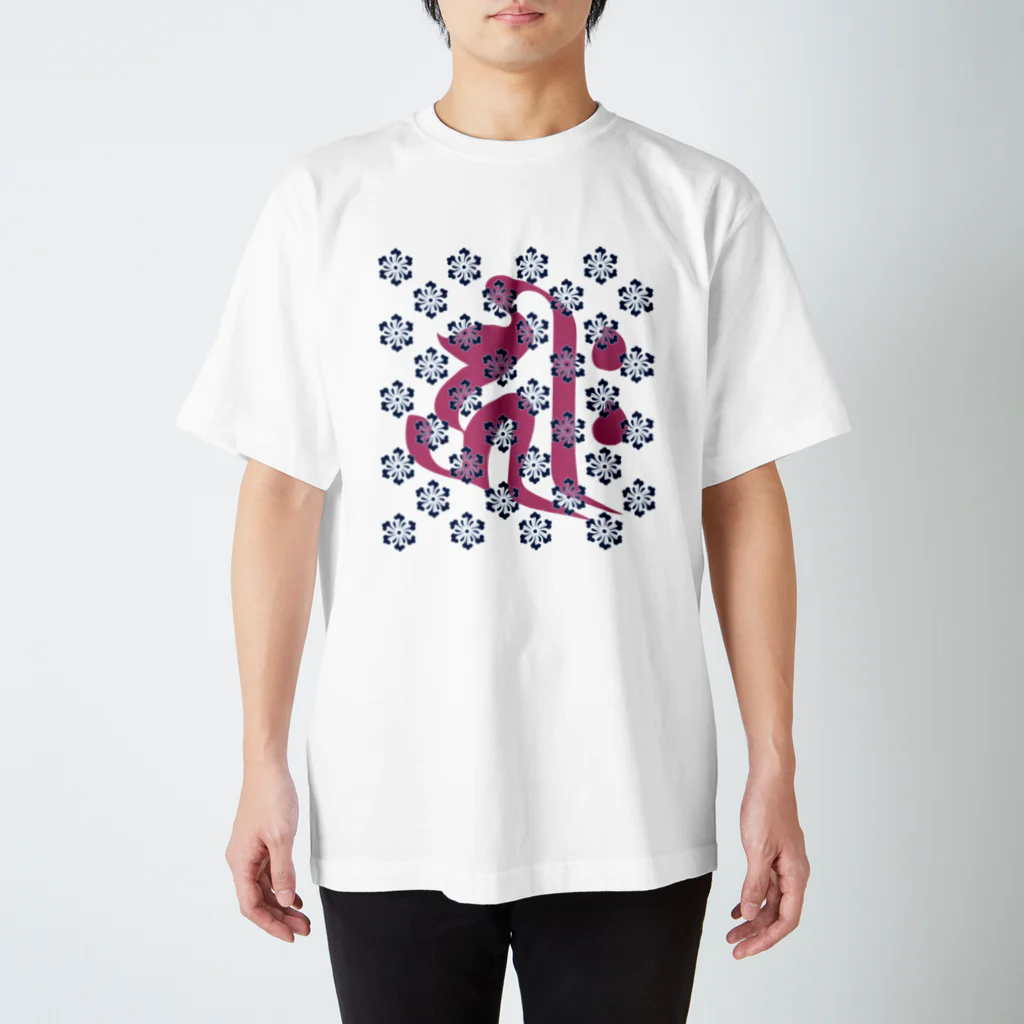 天狗達磨堂のKARAKAMI-KUMO1 スタンダードTシャツ