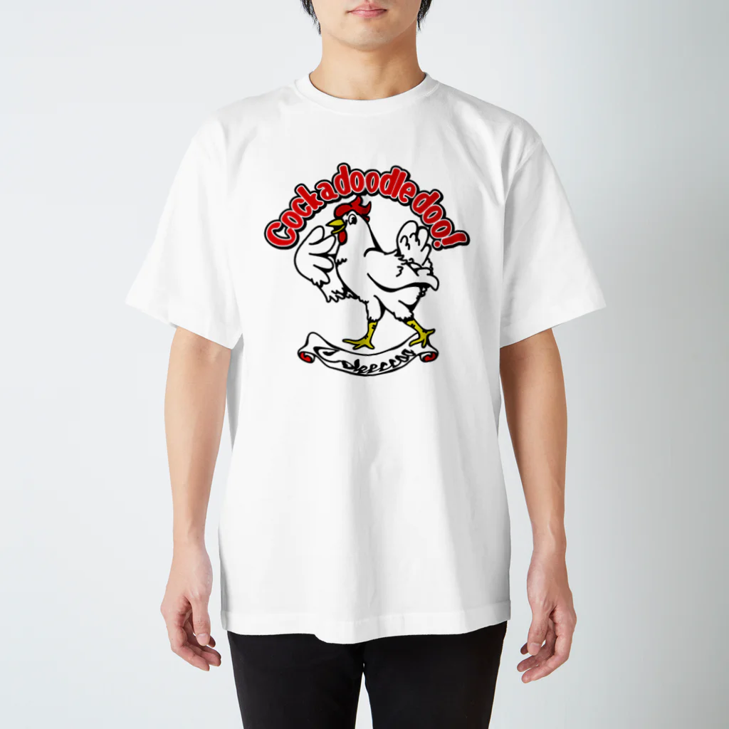 Cɐkeccooのアメリカンテイストチキン スタンダードTシャツ